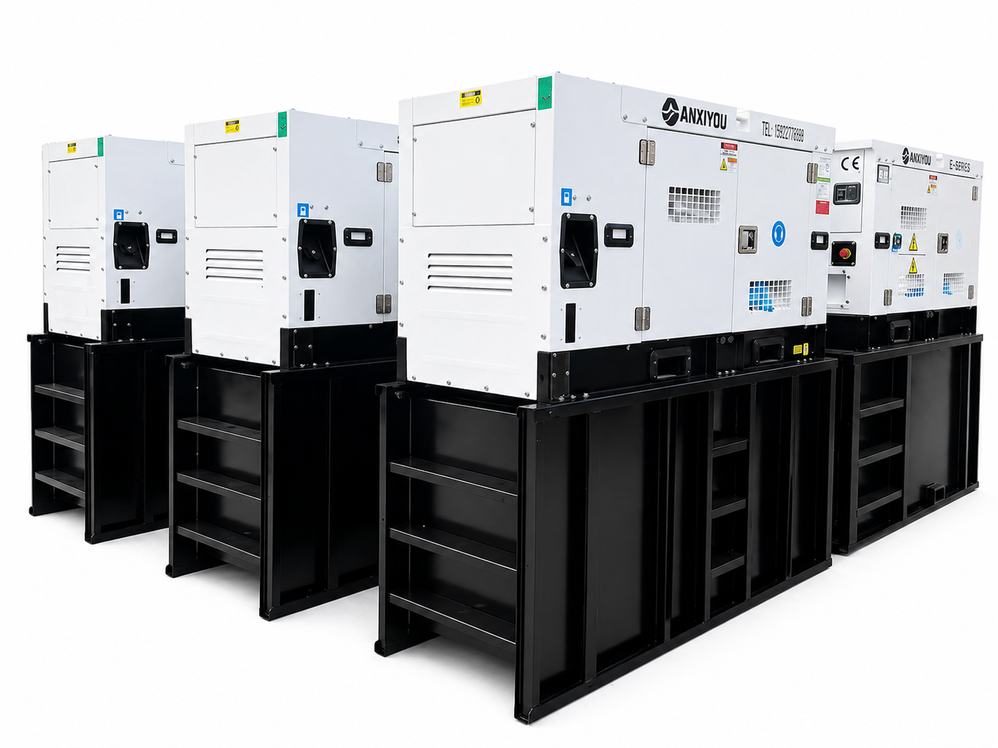 Long Autonomy 25kVA / 20kW Diesel Generator with 1000L Fuel Tank